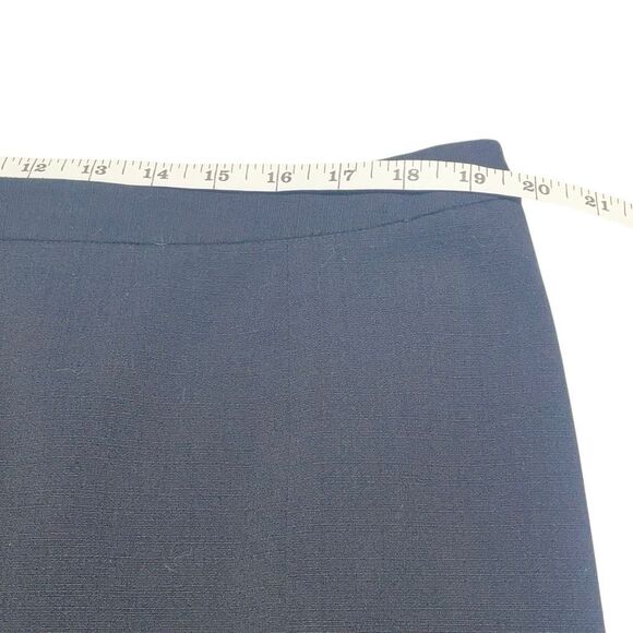 Lane Bryant Black Tweed Trumpet Ruffle Knee Length Skirt - Picture 3 of 5